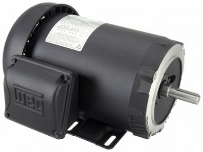 WEG General Purpose Motor: C-Face/Rigid Base Mount, Totally Enclosed Fan Cooled - C-Face with Rigid Base 3-Phase General Purpose AC Motors