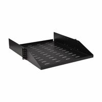 EATON TRIPP LITE Rack Shelf: 2 u, Vented Shelf, 21 7/8 in Overall Dp, 3 1/2 in Overall Ht, Black (MPN SRSHELF2PUNIV). Key specifications — Brand: EATON TRIPP LITE; Color: Black; Material: Steel; _Shelf Style: Vented.