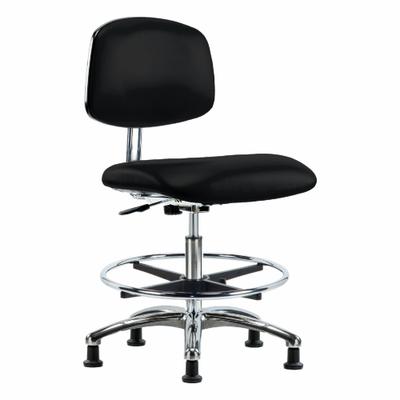 APPROVED VENDOR ESD/Cleanroom Task Chair: Vinyl, Armless, Ht Range 21 1/2 in to 29 in, 18 1/2 in Seat Wd - Vinyl ESD & Cleanroom Chairs