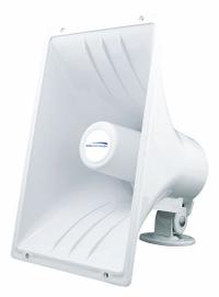 SPECO TECHNOLOGIES PA Weatherproof Speaker: Powered, 1-Way, 8 ohm Impedance, 6 in Overall Wd (MPN SPC40RP). Key specifications — attr1056470: Outdoor; attr1056495: Powered.