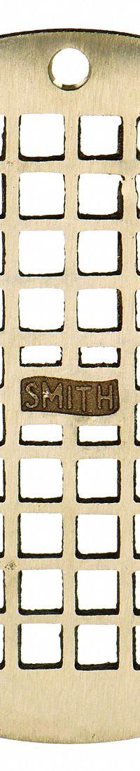 JAY R. SMITH MFG. CO Grate: A, Round, 6 1/2 in Overall Dia, 1/4 in Overall Ht, Nickel Bronze, Bronze (MPN A07NBG). Key specifications — Finish: Nickel Bronze; Brand: JAY R. SMITH MFG. CO; Color Family: Bronze.