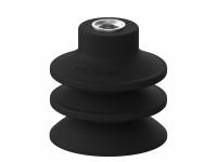 PIAB Vacuum Pad Assembly: Multi-Bellows, G1/4 in, 62 mm Pad Dia, Nitrile/PVC, Black, 60A, PAXB (MPN S.PAXB62NP60.G14M.01). Key specifications — attr1019101: S.PAXB62NP60.G14M.01; attr1019103: PIAB; attr1019107: 60A.