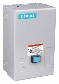 SIEMENS NEMA Magnetic Motor Starter: Non-Reversing, 3 Poles, NEMA Size 0, 18 A, 240V AC Coil (MPN 14CUC32BG). Key specifications — attr211388: SIEMENS; attr951451: 1NO; attr951453: 190-220/220-240V AC; attr951489: Three; attr951498: Screw Terminals; attr984425: 1NO; attr984429: Pilot Light; attr997361: None (Not Applicable to Electronic Overloads).