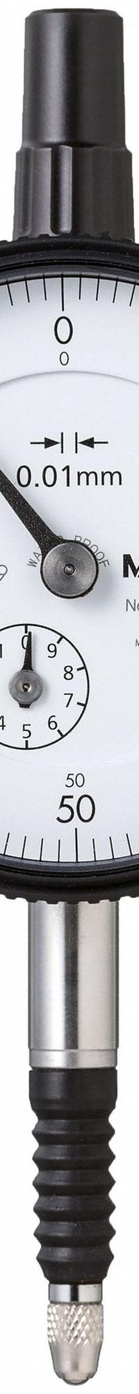 MITUTOYO Dial Indicator: 0 mm to 10 mm, Metric, Lug Back, 0.013 mm Accuracy, 57 mm Dial Size (MPN 2046A-60). Key specifications — attr1184168: 2046A-60; attr1184178: 0-100; attr1184223: MITUTOYO; attr1200883: Dial Indicator; attr1184173: AGD 2; attr1184177: 0.013 mm; attr1184208: Certificate of Inspection; attr1184179: Lug Back.