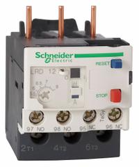 SCHNEIDER Overload Relay: Thermal Protection, 3 Poles, 1NO/1NC, Phase Loss Sensitivity, 2.5 A – 4 A (MPN LRD08L). Key specifications — Brand: SCHNEIDER; Auxiliary Contact Form: 1NO/1NC; Compatible Contactor Series: TeSys Deca; Terminal Connection Type: Screw Clamp Terminals; Maximum Voltage Rating: 690V AC; Phase Loss Sensitivity: Yes; Thermal Units Required: None (Relay Includes Integrated Bimetallic Elements); Compatible Contactors: TeSys Deca (9 to 38 Amp Models).