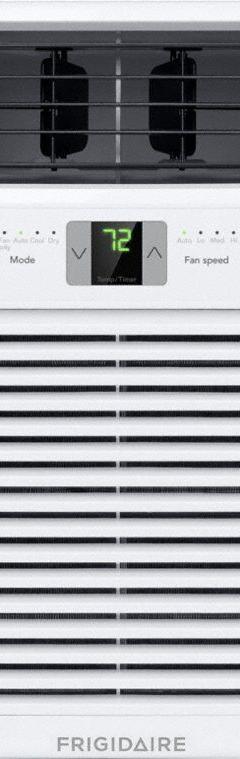 FRIGIDAIRE Through-the-Wall Air Conditioner: 700 sq ft, 208/230V AC, 14,000 BtuH, 6-15P, Fixed (MPN FHTC142WA2). Key specifications — Brand: FRIGIDAIRE; Voltage: 208/230V AC; CEER Rating: 9.5; NEMA Plug Configuration: 6-15P; Special Features_Broad: Remote Control.
