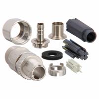 HARTING M12 Circular Connector: D Coded, 4 Pin, M12 Male Thread, IP65/IP67, Crimp, Straight (MPN 21038811413). Key specifications — Connector Body Type: Pin; Coding: D; Brand: HARTING; Thread Size: M12; Mounting Style: Male Thread; IP Rating: IP67; Housing Material: Zinc Die-Cast; Connector Orientation: Straight.