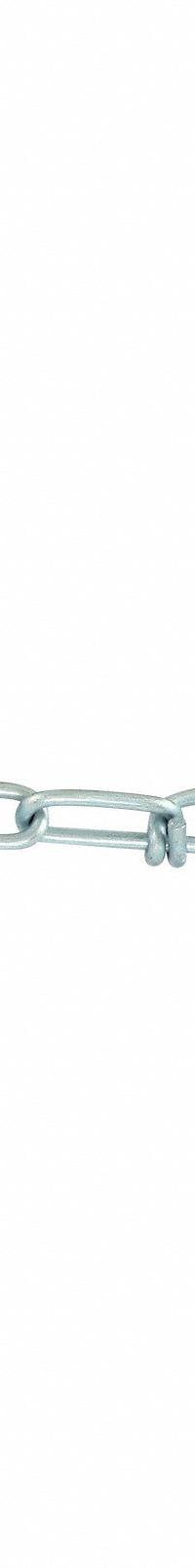 DAYTON Double Loop Chain: Steel, 365 lb Working Load Limit, Double Loop, 2 1/4 in Link Inside Lg (MPN 2ZDH9). Key specifications — Brand: DAYTON; Item Trade Size: 4/0.