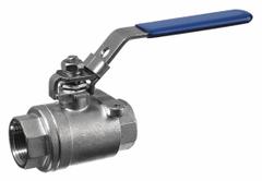 USA INDUSTRIALS Manual Two-Way Ball Valve: 4 in, 304 Stainless Steel, Straight Valve Body, Two-Piece (MPN ZUSA-VLV-148). Key specifications — Brand: USA INDUSTRIALS; Handle: Locking Lever.