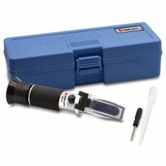 TRIPLETT Refractometer: Brix, +/-0.1% Accuracy, Auto, Analog, 6 3/4 in Overall Dp (MPN RFT10). Key specifications — Brand: TRIPLETT; Accuracy: +/-0.1 %; Refractive Index - Min: 0 % Brix; Automatic Temperature Compensation Included: Automatic; Refractive Index - Max: 10 % Brix; Resolution: 0.1% Brix; Test Parameters: Brix.