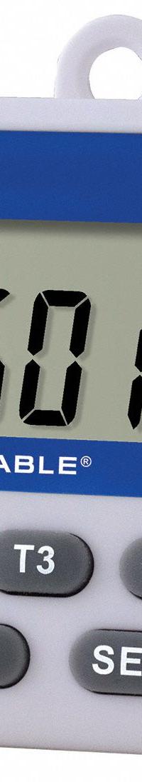 TRACEABLE Digital Timer: Operate Multiple Timers Simultanseously, 5/8 in x 2 3/8 in x 2 3/4 in, LCD (MPN 5001). Key specifications — Clock Function Included: Yes; Count Direction: Count Down; Features: Operate Multiple Timers Simultanseously; Digital Display Screen Type: LCD; Alarm Type: Audible; Brand: TRACEABLE; Maximum Time Setting: 99 hrs, 59 minutes, 59 seconds.