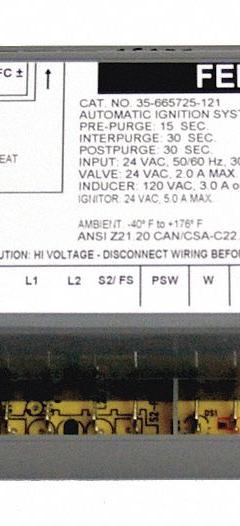 FENWAL IGNITION CONTROLS Control Board, 24V: Mfr Part # 35-665725-121. Key specifications — Manufacturer Part Number: 35-665725-121; Product Type: Ignition Control Board.