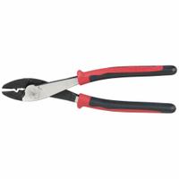 KLEIN TOOLS Crimper: 10 AWG/12 AWG/14 AWG/16 AWG/18 AWG/20 AWG/22 AWG, 9 3/4 in Overall Lg, Steel (MPN J1005). Key specifications — attr510581: KLEIN TOOLS; attr510807: No; attr510795: Pliers-Style - Terminals and Connectors Crimper; attr545845: Non-Insulated.