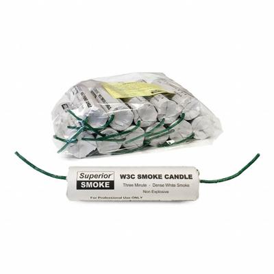 SUPERIOR SMOKE Smoke Candle: 40,000 cu ft Generated Volume - Smoke Emitters