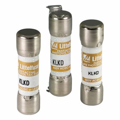 LITTELFUSE Fuse: KLKD Series, Midget, Fast-Acting, 6 A, 600 V AC, 600 V DC - Fast-Acting Cylindrical Fuses
