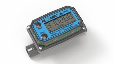 FLOMEC Watermeter: Water Meter, Turbine, 1/2 in Spigot, 1/2 in Connection Size - Inline Turbine Flowmeters with Totalizers for Water
