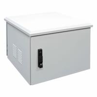 ELECTRIDUCT Network Cabinet: 6 Rack Units, 14 5/8 in x 23 5/8 in x 21 5/8 in, Powder Coated, Steel (MPN QWM-ED-OUTDOOR-6U-22D). Key specifications — Brand: ELECTRIDUCT; Includes: Key; Material: Steel.