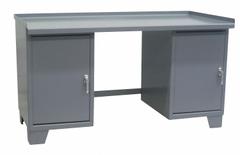JAMCO Workbench: Fixed Ht, Steel, 72 in x 30 in, 2,000 lb Overall Load Capacity, Gray, Gray (MPN WU372GP). Key specifications — Height Adjustability: Fixed Height; Brand: JAMCO; Color: Gray.