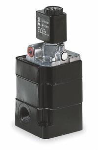 ARO Solenoid Air Control Valve: H, Three-Way / Two-Position, 120V AC, 1/2 in Female NPT (MPN H254SS-120-A). Key specifications — attr1092969: Non-Locking; attr1086920: H254SS-120-A; attr1092977: Spring Return.