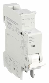 SCHNEIDER Undervoltage Release: Undervoltage Release, Multi 9 Circuit Breakers, 400V AC (MPN M9A26971). Key specifications — For Use With: Multi 9 Circuit Breakers; Voltage: 400V AC; Number of Poles: None; Brand: SCHNEIDER; Accessory Type: Undervoltage Release.