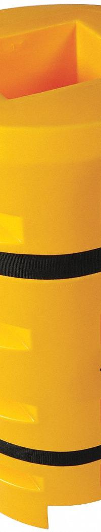 SENTRY Column Protector: 10 in, 8 in, 10 in (H-Beam)/10 in (Round)/10 in (Square), Square, LLDPE (MPN CS2442-10S). Key specifications — Color: Yellow; Maximum Compatible Column Length: 10 in; Minimum Compatible Column Length: 8 in; Brand: SENTRY; Material: LLDPE.