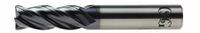 OSG Corner Chamfer End Mill: Carbide, TiAlN Coated, 4 Flute, 5/16" Mill Dia, 3/4" LOC, 0.016" Chf (MPN VG436-3126)