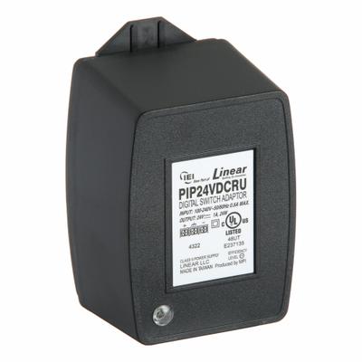LINEAR Plug-In Transformer: 24 VA Power Rating, 120V AC, 24V DC, 1 A Output Current - DC Output Power Supplies