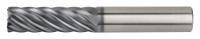 WIDIA HANITA Corner Radius End Mill: Carbide, AlTiN Coated, 7 Flute, 12 mm Mill Dia, 36 mm LOC (MPN 771E12025T)