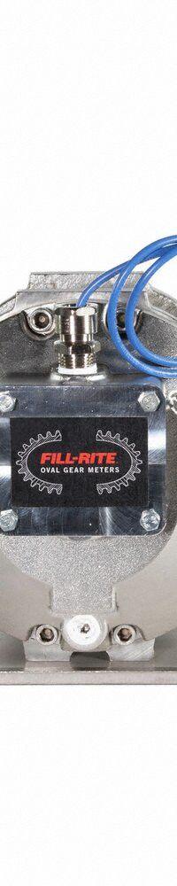 FILL-RITE Positive Displacement Flowmeter: Rotary Positive Displacement Meter, Inline, 3 in Flange (MPN TS30CW04CBTAN). Key specifications — Display Type: No Display; Accuracy: +/-0.5%; Brand: FILL-RITE; Output Type: Standard Frequency Pulse.