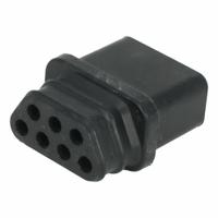 SURE-SEAL CONNECTIONS Rectangular Connector: 400V AC, Plug, 8 A Current Rating, 7 Circuits, Crimp (MPN 120-1873-007). Key specifications — Contact Gender: Female; Contact Type: Crimp; Size: SS-7; Includes Contacts: Contacts Not Included; IP Rating: IP67; Manufacturer Part Number: 120-1873-007; Voltage Rating: 400V AC; Housing Type: Plug.