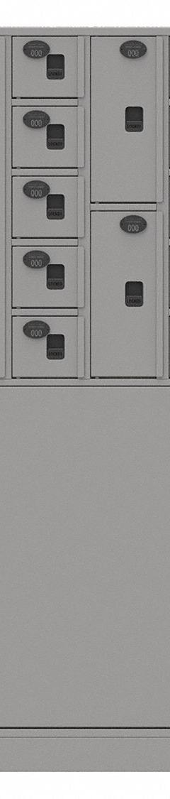 SENTINEL Law Enforcement Evidence Locker: Pass-Through Backing, Keyless Lift Latch, 14 Compartments (MPN 14AB-PT). Key specifications — Brand: SENTINEL; Product Ships: Assembled; Color: Gray.