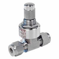 HAM-LET Plumbing Needle Valves: Inline Valve Body, 316 Stainless Steel, Let-Lok x Let-Lok, Let-Lok (MPN HF-1300-SS-L-1/4-S). Key specifications — Brand: HAM-LET; Stem Material: 17-4PH Stainless Steel; Stem Type: Regulating; Connection Type: Let-Lok x Let-Lok.