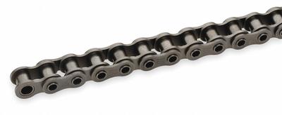 TSUBAKI Roller Chain: Single Strand, 60, 3/4 in Pitch, Steel, 10 ft Overall Lg - Hollow-Pin Roller Chains