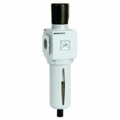 NUMATICS Filter Regulator: 653 Series, 1 in NPTF, 0.01 micron, 145 psig Max Op Pressure, Aluminum (MPN 8653ACEP6FA00HN). Key specifications — attr109419: NUMATICS; attr109429: Aluminum; attr109435: Semi-Automatic/Manual Drain; attr109463: Yes; attr109467: NBR/FKM; attr109468: 653.