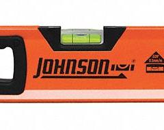 JOHNSON LEVEL Box Level: Level & Plumb, Box, 24 in Overall Lg, Top & Side Read, None Acrylic Block (MPN 1741-2400). Key specifications — attr934734: 1741-2400; attr934735: JOHNSON LEVEL; attr939796: Acrylic; attr983962: Aluminum; attr939959: Top & Side Read.