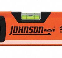 JOHNSON LEVEL Box Level: Level & Plumb, Box, 24 in Overall Lg, Top & Side Read, None Acrylic Block (MPN 1741-2400). Key specifications — attr934734: 1741-2400; attr934735: JOHNSON LEVEL; attr939796: Acrylic; attr983962: Aluminum; attr939959: Top & Side Read.