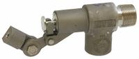 BOB Float Valve: For Water Media, Angle Valve Body, Float Valve Body, Horizontal Piping, 3/4 in MNPT (MPN R1360-3/4). Key specifications — Mounting: Horizontal Piping; Arm Adjustability: Adjustable; Connection Gender - Side 1: Male; Connection Gender - Side 2: Female; Brand: BOB; Connection Type - Side 1: NPT; Connection Type - Side 2: NPT; Flow Rate: 37.5 gpm @ 35 psi.