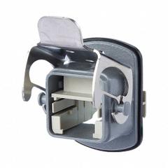 METZ CONNECT Bulkhead: Bulkhead, 1 Ports, Metal, IP65/IP6X/IPX7, 1 23/64 in x 1 7/16 in x 1 21/32 in (MPN 1401063300ME). Key specifications — Brand: METZ CONNECT; IP Rating: IPX7; Product Type: Bulkhead; Color: Gray; Material: Metal; Compatible Inserts: E-DAT Industry RJ45 Field Jack Insert (T568A, T568B or PROFINET); Housing Type: Flange.