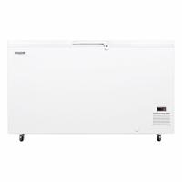 ACCUCOLD Lab Freezer: Chest, 12.8 cu ft, 0°C to 60°C, Manual Defrost Method, 27 1/4 in Overall Dp (MPN EL41LT). Key specifications — Defrost Method: Manual; Brand: ACCUCOLD; Door Hinge: Top.