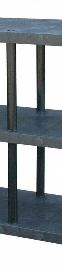 STRUCTURAL PLASTICS Plastic Shelving: 66 in x 24 in, 51 in Overall Ht, 3 Shelves (MPN ST6624x3). Key specifications — Resistance Properties: Corrosion-Resistant; Frame Material: Plastic; Shelving Material: High Density Polyethylene; Brand: STRUCTURAL PLASTICS.
