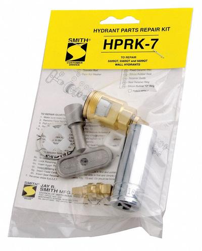 JAY R. SMITH MFG. CO Hydrant Parts Repair Kit: Aluminum/Brass/Delrin/Fiber/Neoprene (MPN HPRK-7) - Wall & Yard Hydrant Replacement Parts