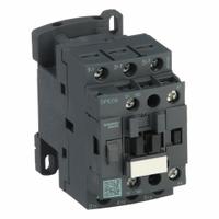 SCHNEIDER IEC Magnetic Contactor: Non-Reversing, 3 Poles, 3NO Contacts, 9 A, 240V AC Coil (MPN DPE09U7). Key specifications — Brand: SCHNEIDER; Integrated Surge Suppression: No.