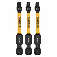 DEWALT Driver Bit: Screwdriver Bit, #2 Bit Size, S2 Bit Industry Size, Std, Impact Rated, Hex, 3 PK (MPN DWAF2SQ2IR3). Key specifications — attr1119721: Standard; attr1119722: DEWALT; attr1119715: S2 Steel; attr1119719: Hex; attr1202622: #2.