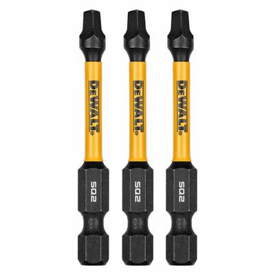 DEWALT Driver Bit: Screwdriver Bit, #2 Bit Size, S2 Bit Industry Size, Std, Impact Rated - Impact Bits