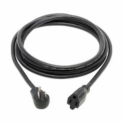 EATON TRIPP LITE Power Cord: 10 ft Lg, 3/14, 5-15P Plug, 5-15R Receptacle, SJT, PVC, 15 A Current (MPN P024-010-15D). Key specifications — Brand: EATON TRIPP LITE; Jacket Material: PVC.