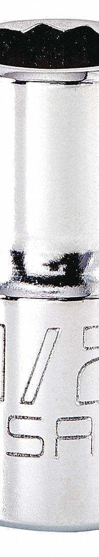 PROTO Socket: SAE, 1/2 in Drive Size, 1/2 in Socket Size, 12-Point, Std, Chrome, Not Tether Capable (MPN J5416N). Key specifications — attr1204417: PROTO; attr1204392: Chrome.
