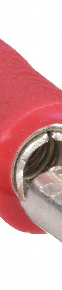 GRAINGER Wire Disconnect: Female Socket, Red, Vinyl, Partial Coverage, 22 AWG – 16 AWG Wire Size (MPN 24C894). Key specifications — attr1307035: GRAINGER; attr1307036: 24C894.