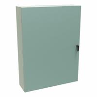 HAMMOND Electrical Enclosure: Steel, 48 in x 36 in x 10 in, NEMA 12/3R/4, Solid Cover, Hinged (MPN EN4SD483610GY). Key specifications — Closure Method: Latches; Brand: HAMMOND; Knockouts: Not Included.