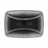 INTERMATIC While In Use Weatherproof Cover: 1 Gangs, Horizontal or Vertical, UV Stabilized Plastic (MPN WP3100C). Key specifications — Brand: INTERMATIC; Color: Clear; Cover Material: UV Stabilized Plastic; For Electrical Component Type: Decora/GCFI; Mounting Orientation: Horizontal or Vertical.