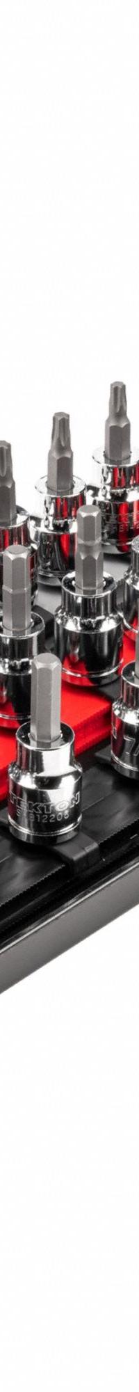 TEKTON Socket Set: 26 - 50 Pieces, 3/8 in Drive Size, 31 Pieces, 14 3/4 in Overall Lg, Fixed Insert (MPN SHB91203). Key specifications — attr1216280: Fixed Insert; attr1216283: TEKTON; attr1225718: T10 to T60; attr1227491: 3/8 in.